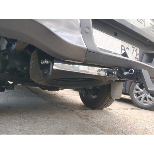 FA 0550-E Бизон Фаркоп на Ford Ranger Т6.2 2022-, Volkswagen Amarok 2022- без подрезки бампера. Тип шара: E (легкосъемный шар под квадрат). Нагрузки: 3000/160 кг. Не комплектуется электрикой