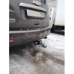 FA 0600-E Бизон Фаркоп на Chevrolet Trailblazer 2 2012-2014 без подрезки бампера. Тип шара: E (легкосъемный шар под квадрат). Нагрузки: 2700/160 кг. Не комплектуется 
