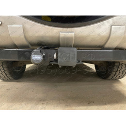 FA 0978-E Бизон Фаркоп на Mitsubishi Pajero IV 2007-2020, Mitsubishi Pajero III 2000-2007 без подрезки бампера. Тип шара: E (легкосъемный шар под квадрат). Нагрузки: 3500/120 кг. Н