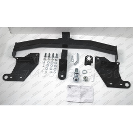 FA 0978-E Бизон Фаркоп на Mitsubishi Pajero IV 2007-2020, Mitsubishi Pajero III 2000-2007 без подрезки бампера. Тип шара: E (легкосъемный шар под квадрат). Нагрузки: 3500/120 кг. Н