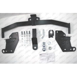 FA 0978-E Бизон Фаркоп на Mitsubishi Pajero IV 2007-2020, Mitsubishi Pajero III 2000-2007 без подрезки бампера. Тип шара: E (легкосъемный шар под квадрат). Нагрузки: 3500/120 кг. Н