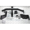 FA 0995-E(N) Бизон Фаркоп с хромированной накладкой на Mitsubishi Outlander 2012-2022 без подрезки бампера. Тип шара: E (легкосъемный шар под квадрат). Нагрузки: 3200/120 кг. Не комплектуется электрикой