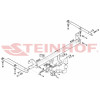 H-075 STEINHOF Фаркоп на Honda Accord универсал 2008-2015. Требуется подрезка бампера. Тип шара: A. Нагрузки: 1700/80 кг, масса фаркопа 14,84 кг (без электрики в комплекте)