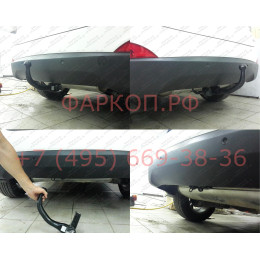 H-248 STEINHOF Фаркоп на Hyundai ix35 2010-2015 без снятия и подрезки бампера. Тип шара: AV (вертикальное быстросъемное крепление шара на ключе). Нагрузки: 2000/8