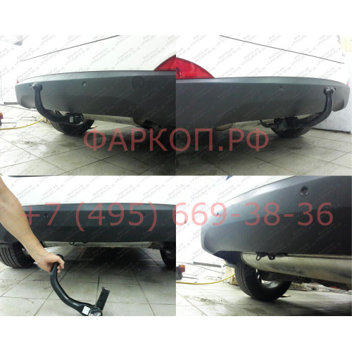 H-248 STEINHOF Фаркоп на Hyundai ix35 2010-2015 без снятия и подрезки бампера. Тип шара: AV (вертикальное быстросъемное крепление шара на ключе). Нагрузки: 2000/80 кг, масса фаркопа 22 кг (без электрики в комплекте)