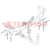 H-248 STEINHOF Фаркоп на Hyundai ix35 2010-2015 без снятия и подрезки бампера. Тип шара: AV (вертикальное быстросъемное крепление шара на ключе). Нагрузки: 2000/80 кг, масса фаркопа 22 кг (без электрики в комплекте)