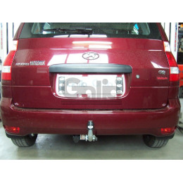 H043C GALIA Полностью оцинкованный фаркоп на Hyundai Matrix 2001-2008. Тип шара: C (горизонтальный съемный). Без выреза бампера. Нагрузки: 1400/52 кг, масса фарко