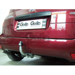 H043C GALIA Полностью оцинкованный фаркоп на Hyundai Matrix 2001-2008. Тип шара: C (горизонтальный съемный). Без выреза бампера. Нагрузки: 1400/52 кг, масса фарко