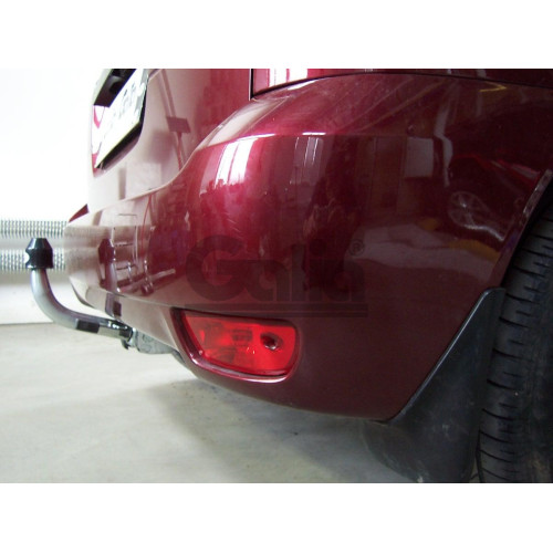 H043C GALIA Полностью оцинкованный фаркоп на Hyundai Matrix 2001-2008. Тип шара: C (горизонтальный съемный). Без выреза бампера. Нагрузки: 1400/52 кг, масса фаркопа 16,57 кг