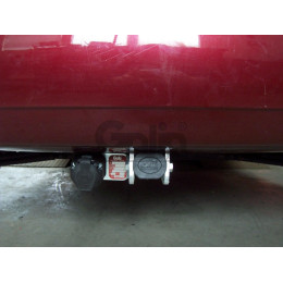 H043C GALIA Полностью оцинкованный фаркоп на Hyundai Matrix 2001-2008. Тип шара: C (горизонтальный съемный). Без выреза бампера. Нагрузки: 1400/52 кг, масса фарко