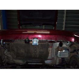 H043C GALIA Полностью оцинкованный фаркоп на Hyundai Matrix 2001-2008. Тип шара: C (горизонтальный съемный). Без выреза бампера. Нагрузки: 1400/52 кг, масса фарко