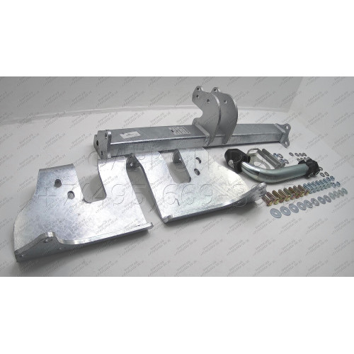 H070A GALIA Полностью оцинкованный фаркоп на Hyundai Tucson 2004-2010, Kia Sportage 2004-2010. Тип шара: A. Невидимый вырез бампера. Нагрузки: 2000/90 кг, масса фаркопа 18,02 кг