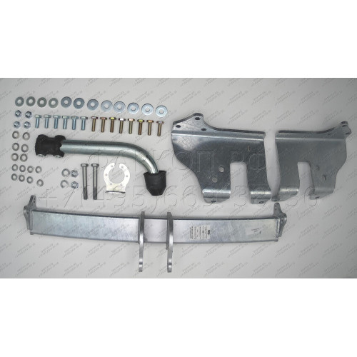 H070A GALIA Полностью оцинкованный фаркоп на Hyundai Tucson 2004-2010, Kia Sportage 2004-2010. Тип шара: A. Невидимый вырез бампера. Нагрузки: 2000/90 кг, масса фаркопа 18,02 кг
