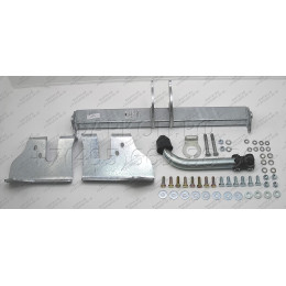 H070A GALIA Полностью оцинкованный фаркоп на Hyundai Tucson 2004-2010, Kia Sportage 2004-2010. Тип шара: A. Невидимый вырез бампера. Нагрузки: 2000/90 кг, масса фаркопа 18,02 
