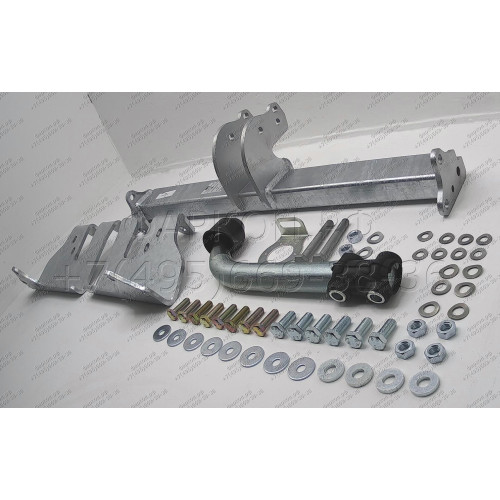 H070A GALIA Полностью оцинкованный фаркоп на Hyundai Tucson 2004-2010, Kia Sportage 2004-2010. Тип шара: A. Невидимый вырез бампера. Нагрузки: 2000/90 кг, масса фаркопа 18,02 кг