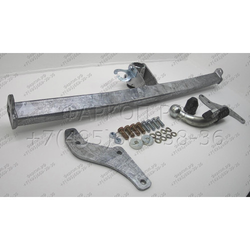 H075C GALIA Полностью оцинкованный фаркоп на Hyundai i10 2008-2013. Тип шара: C (горизонтальный съемный). Невидимый вырез бампера. Нагрузки: 700/28 кг, масса фаркопа 15,07 кг