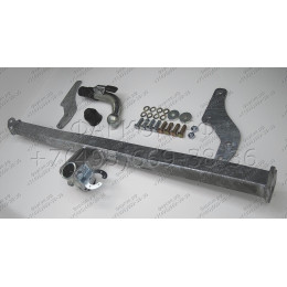 H075C GALIA Полностью оцинкованный фаркоп на Hyundai i10 2008-2013. Тип шара: C (горизонтальный съемный). Невидимый вырез бампера. Нагрузки: 700/28 кг, масса фа