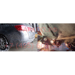 H078A GALIA Полностью оцинкованный фаркоп на Honda Accord седан/универсал 2008-2012. Тип шара: A. Невидимый вырез бампера. Нагрузки: 1700/75 кг, масса фаркопа 14,