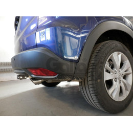 H097A GALIA Полностью оцинкованный фаркоп на Honda HR-V 2014-2021. Подрозетник убирается за бампер. Тип шара: A. Невидимый вырез бампера. Нагрузки: 1600/80 кг, 