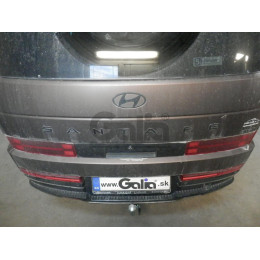 H121C GALIA Полностью оцинкованный фаркоп на Hyundai Santa Fe 2023-. Подрозетник убирается за бампер. Тип шара: C (горизонтальный съемный). Невидимый вырез 