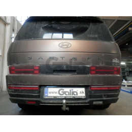 H121C GALIA Полностью оцинкованный фаркоп на Hyundai Santa Fe 2023-. Подрозетник убирается за бампер. Тип шара: C (горизонтальный съемный). Невидимый вырез 