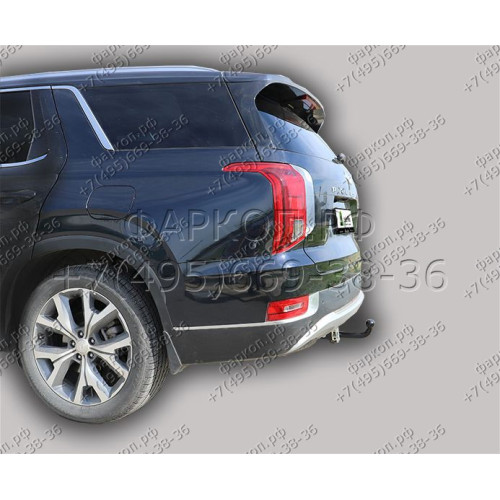 H231-A Лидер-плюс ТСУ для Hyundai Palisade 2020- без снятия и выреза бампера. Нагрузки: 1300/75 кг, масса фаркопа 17,4 кг (без электрики в комплекте)