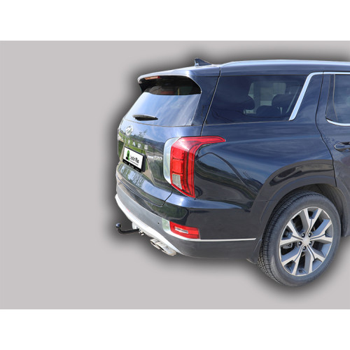 H231-A Лидер-плюс ТСУ для Hyundai Palisade 2020- без снятия и выреза бампера. Нагрузки: 1300/75 кг, масса фаркопа 17,4 кг (без электрики в комплекте)