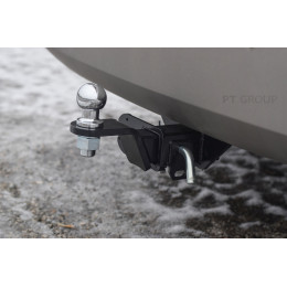 HHA-07-991122.00 PT GROUP Фаркоп на Hyundai H1 2008-2018, 2018-, Hyundai Starex 2008-2018 без подрезки бампера. Тип шара: E (легкосъемный шар под квадрат). Нагрузки: 2500/100 кг, масс