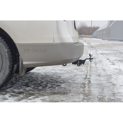 HHA-07-991122.00 PT GROUP Фаркоп на Hyundai H1 2008-2018, 2018-, Hyundai Starex 2008-2018 без подрезки бампера. Тип шара: E (легкосъемный шар под квадрат). Нагрузки: 2500/100 кг, масса фаркопа 25 кг (без электрики в комплекте, не комплектуется заглушкой)
