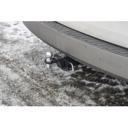 HHA-07-991122.00 PT GROUP Фаркоп на Hyundai H1 2008-2018, 2018-, Hyundai Starex 2008-2018 без подрезки бампера. Тип шара: E (легкосъемный шар под квадрат). Нагрузки: 2500/100 кг, масс