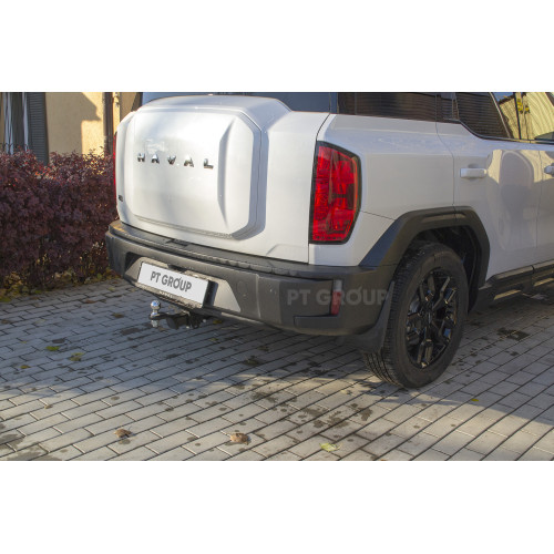 HHT-24-991122.00 PT GROUP Фаркоп на Haval H3 2024- без снятия и подрезки бампера. Тип шара: E (легкосъемный шар под квадрат). Нагрузки: 1000/50 кг, масса фаркопа 18,3 кг (без электрики в комплекте)