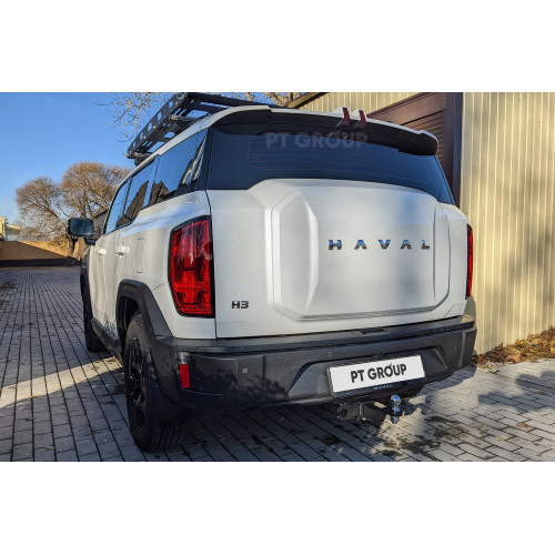 HHT-24-991122.00 PT GROUP Фаркоп на Haval H3 2024- без снятия и подрезки бампера. Тип шара: E (легкосъемный шар под квадрат). Нагрузки: 1000/50 кг, масса фаркопа 18,3 кг (без электрики в комплекте)