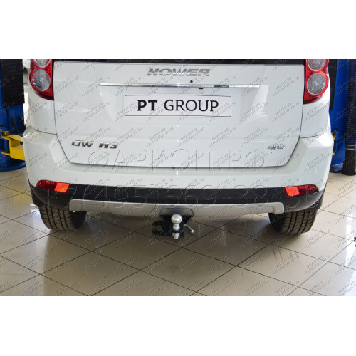 DHO-10-991122.00 PT GROUP Фаркоп на Haval H5 2020-2021, DW Hower H3 2017-2019, DW Hower H5 2017-2019, Great Wall Hover H3 New 2014-2016, Great Wall Hover H3 2010-2016, Great Wall Hover H5 2011-2016 без подрезки бампера. Тип шара: E (легкосъемный шар под к