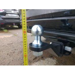 FA 0999-E Бизон Фаркоп на Lynk&Co 09 2021-. Требуется подрезка бампера. Тип шара: E (легкосъемный шар под квадрат). Нагрузки: 2000/160 кг. Не комплектуется эл