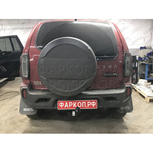 1223-ANP ORIS Фаркоп на Шниву (Chevrolet Niva 2123) 4x4 (штатные места) 2002/12-2020, Lada Niva 2020-2021, Lada Niva Travel 2021- без подрезки бампера. Тип шара: A. Нагрузки: 1500/75 кг, масса фаркопа 16,7 кг (без электрики в комплекте)