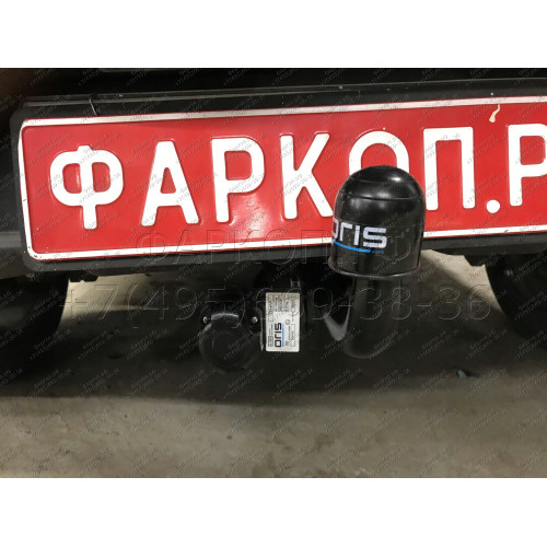 1223-ANP ORIS Фаркоп на Шниву (Chevrolet Niva 2123) 4x4 (штатные места) 2002/12-2020, Lada Niva 2020-2021, Lada Niva Travel 2021- без подрезки бампера. Тип шара: A. Нагрузки: 1500/75 кг, масса фаркопа 16,7 кг (без электрики в комплекте)