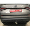 V069C GALIA Полностью оцинкованный фаркоп на Volkswagen Tiguan 2007-2016, Tiguan 2 2016-2024, Audi Q3 2011-2019, 2019-2025, SEAT Tarraco 2018-2024. Тип шара: C (горизонтальный съемный). Невидимый вырез бампера. Нагрузки: 2500/140 кг, масса фаркопа 16,2 кг