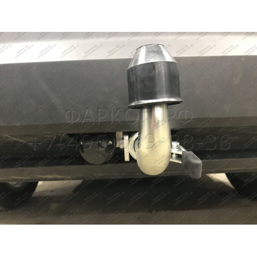 V069C GALIA Полностью оцинкованный фаркоп на Volkswagen Tiguan 2007-2016, Tiguan 2 2016-2024, Audi Q3 2011-2019, 2019-2025, SEAT Tarraco 2018-2024. Тип шара: C (горизонтальный съемный). Невидимый вырез бампера. Нагрузки: 2500/140 кг, масса фаркопа 16,2 кг
