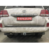 T070C GALIA Полностью оцинкованный фаркоп на Toyota Land Cruiser 200 2008-2021, Lexus LX 2008-2021. Тип шара: C (горизонтальный съемный). Невидимый вырез бампера. Нагрузки: 3500/140 кг, масса фаркопа 8,97 кг