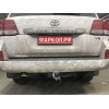 T070C GALIA Полностью оцинкованный фаркоп на Toyota Land Cruiser 200 2008-2021, Lexus LX 2008-2021. Тип шара: C (горизонтальный съемный). Невидимый вырез бампера. Нагрузки: 3500/140 кг, масса фаркопа 8,97 кг