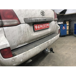 T070C GALIA Полностью оцинкованный фаркоп на Toyota Land Cruiser 200 2008-2021, Lexus LX 2008-2021. Тип шара: C (горизонтальный съемный). Невидимый вырез бампера. Нагрузк