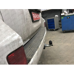 T070C GALIA Полностью оцинкованный фаркоп на Toyota Land Cruiser 200 2008-2021, Lexus LX 2008-2021. Тип шара: C (горизонтальный съемный). Невидимый вырез бампера. Нагрузк