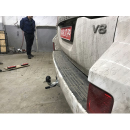 T070C GALIA Полностью оцинкованный фаркоп на Toyota Land Cruiser 200 2008-2021, Lexus LX 2008-2021. Тип шара: C (горизонтальный съемный). Невидимый вырез бампера. Нагрузк