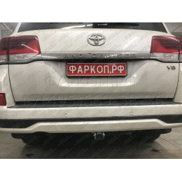 T070C GALIA Полностью оцинкованный фаркоп на Toyota Land Cruiser 200 2008-2021, Lexus LX 2008-2021. Тип шара: C (горизонтальный съемный). Невидимый вырез бампера. Нагрузк