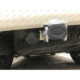 T070C GALIA Полностью оцинкованный фаркоп на Toyota Land Cruiser 200 2008-2021, Lexus LX 2008-2021. Тип шара: C (горизонтальный съемный). Невидимый вырез бампера. Нагрузк