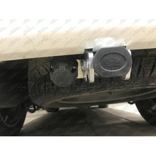 T070C GALIA Полностью оцинкованный фаркоп на Toyota Land Cruiser 200 2008-2021, Lexus LX 2008-2021. Тип шара: C (горизонтальный съемный). Невидимый вырез бампера. Нагрузки: 3500/140 кг, масса фаркопа 8,97 кг