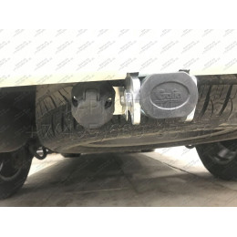 T070C GALIA Полностью оцинкованный фаркоп на Toyota Land Cruiser 200 2008-2021, Lexus LX 2008-2021. Тип шара: C (горизонтальный съемный). Невидимый вырез бампера. Нагрузк