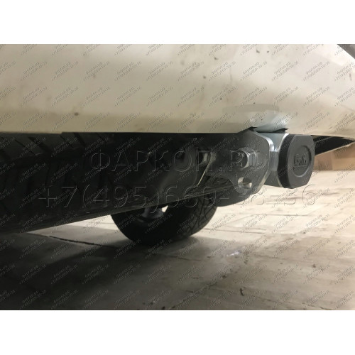 T070C GALIA Полностью оцинкованный фаркоп на Toyota Land Cruiser 200 2008-2021, Lexus LX 2008-2021. Тип шара: C (горизонтальный съемный). Невидимый вырез бампера. Нагрузки: 3500/140 кг, масса фаркопа 8,97 кг