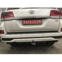 T070C GALIA Полностью оцинкованный фаркоп на Toyota Land Cruiser 200 2008-2021, Lexus LX 2008-2021. Тип шара: C (горизонтальный съемный). Невидимый вырез бампера. Нагрузк