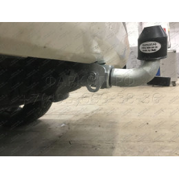 T070C GALIA Полностью оцинкованный фаркоп на Toyota Land Cruiser 200 2008-2021, Lexus LX 2008-2021. Тип шара: C (горизонтальный съемный). Невидимый вырез бампера. Нагрузк